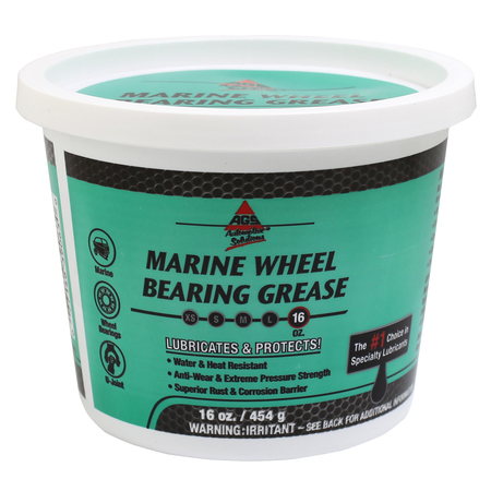 AGS Marine Wheel Bearing Grease, Tub, 16 oz WBG-16M